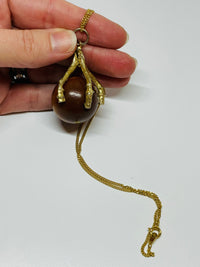 Thumbnail for 1970’s Dragon Egg Necklace Devil's Details 