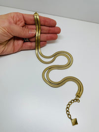 Thumbnail for Gold Double Link Chain Necklace Devil's Details 