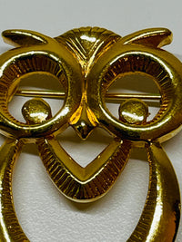 Thumbnail for Gold Owl Brooch Devil's Details 