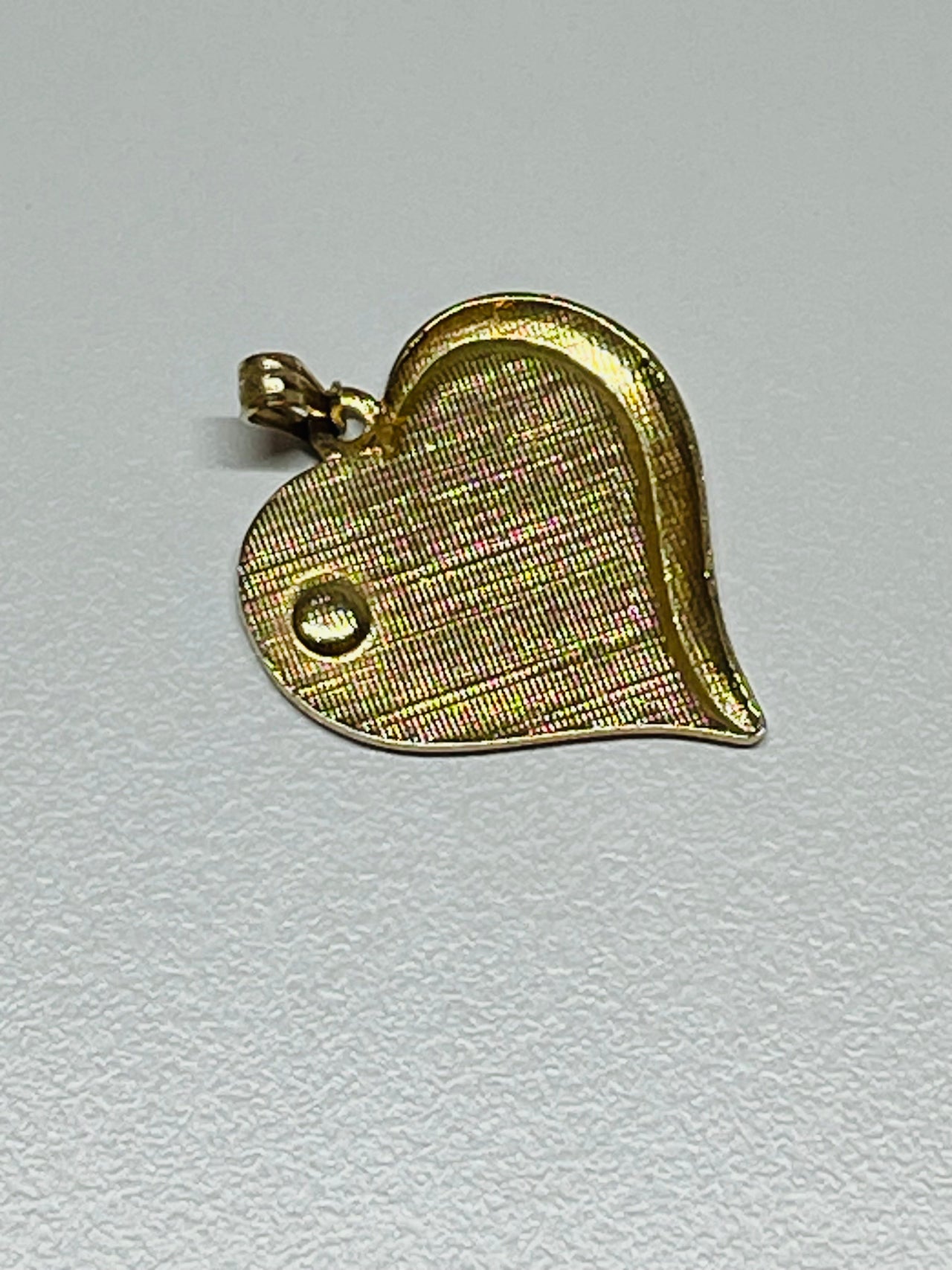 Heart Charm with a Rhinestone Devil's Details 