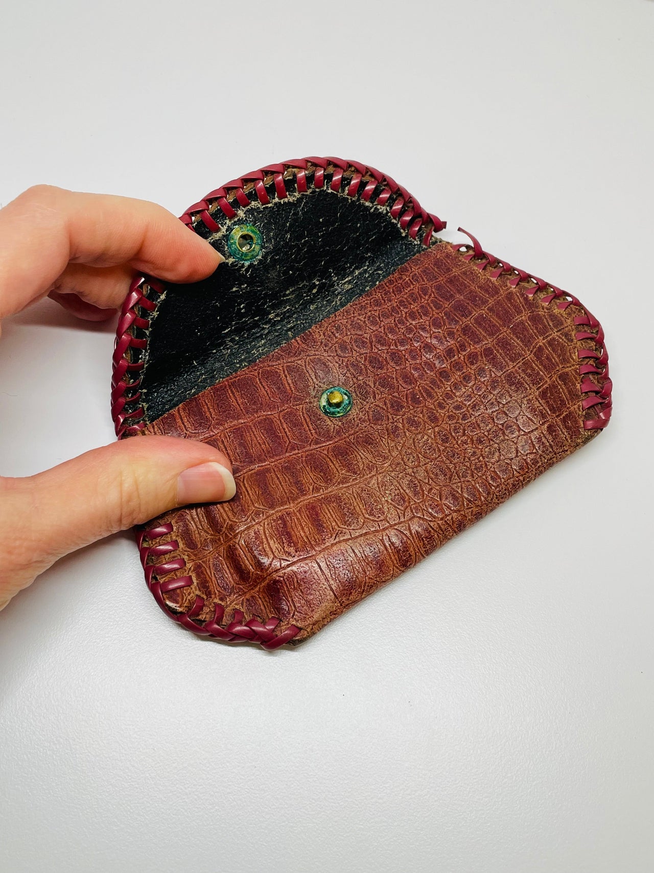 Leather Coin Purse Devil's Details 