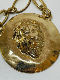 Thumbnail for Lion Head Gold Medallion Devil's Details 