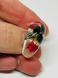 Thumbnail for Red Floral Ring Devil's Details 