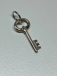 Thumbnail for Sterling Silver Skeleton Key Charm Devil's Details 