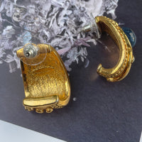 Thumbnail for Gold and Navy Earrings Jewelry Bloomers and Frocks 