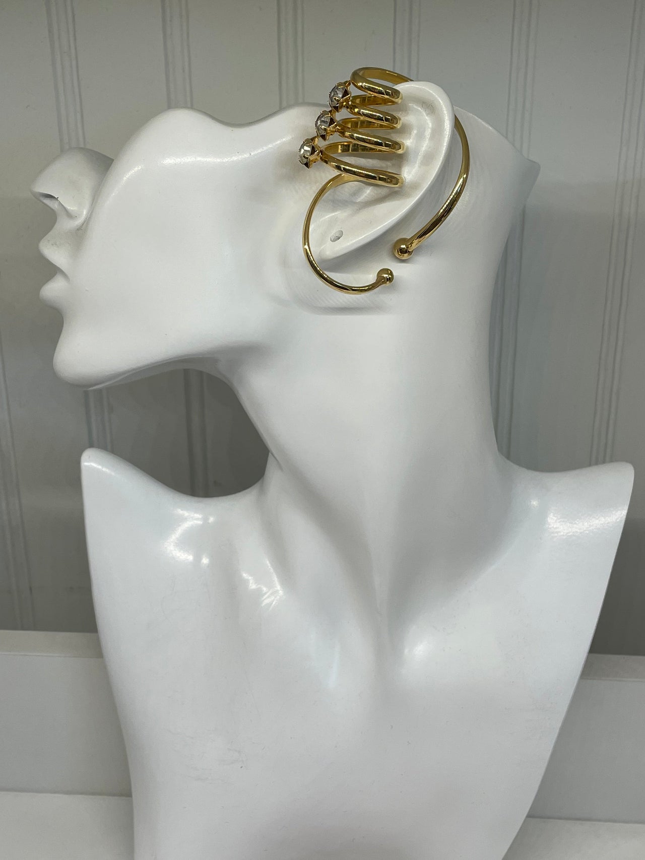 Gold Rhinestone ear Cuff Bloomers and Frocks 